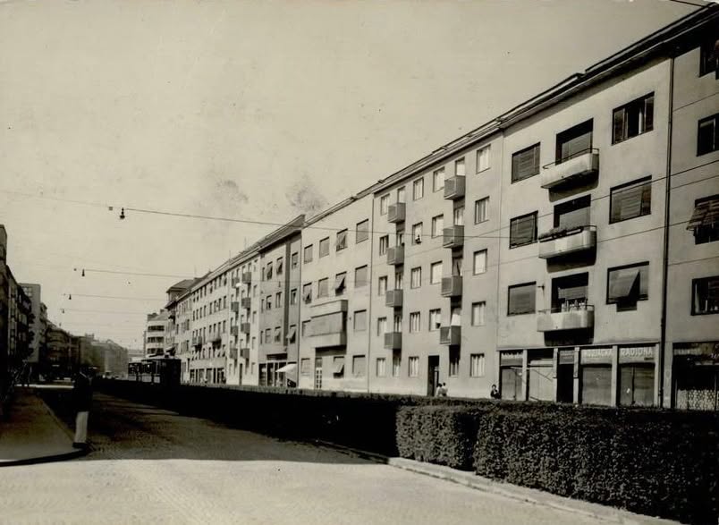 Zvonimirova ulica 1965. godine (tada ulica Socijalističke revolucije)